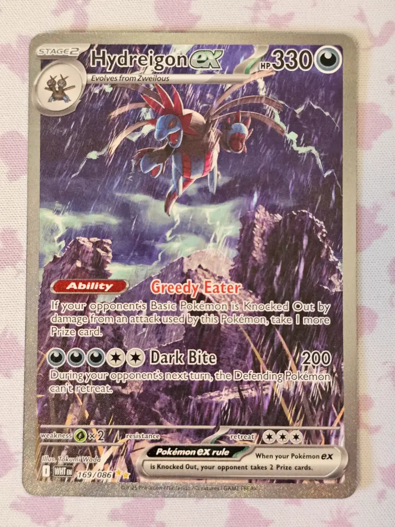 [PKMN-169/086-NM-EN] Hydreigon EX 169/086 - Special Illustration Rare Pokemon White Flare