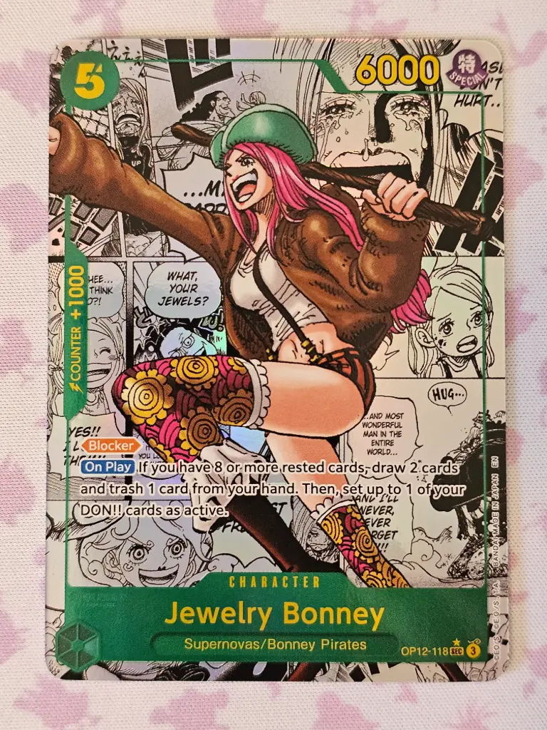 [OP-12/118-NM-EN] Jewelry Bonney OP12-118 - Manga Rare One Piece Legacy Of The Master