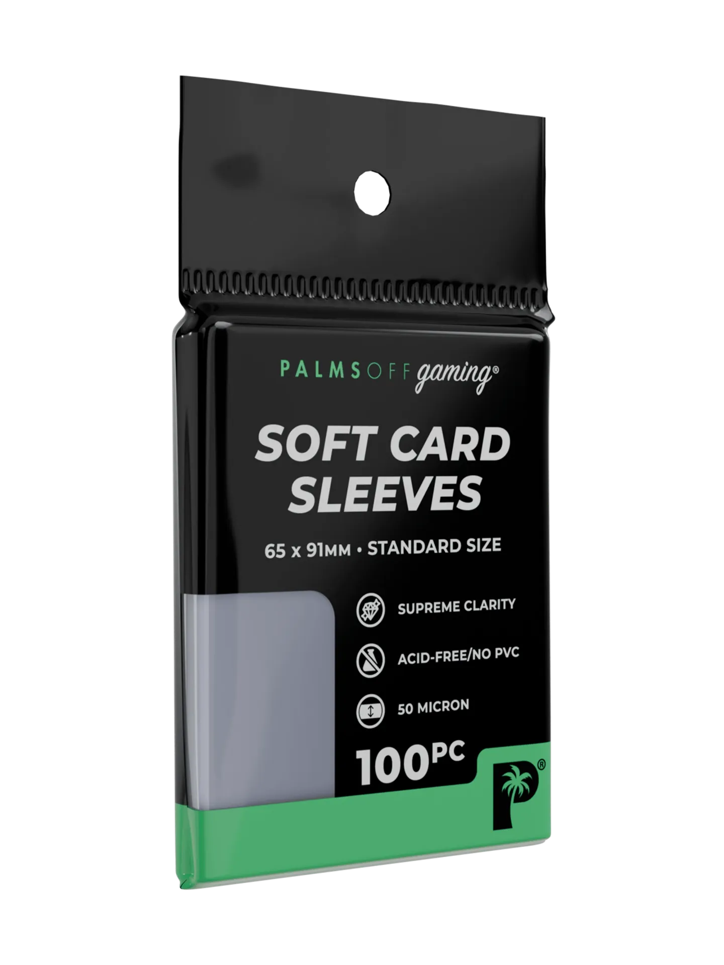 [POG-SCS-100PCS] Palms Off Gaming - Soft Card Sleeves - Standard Size - 100pc