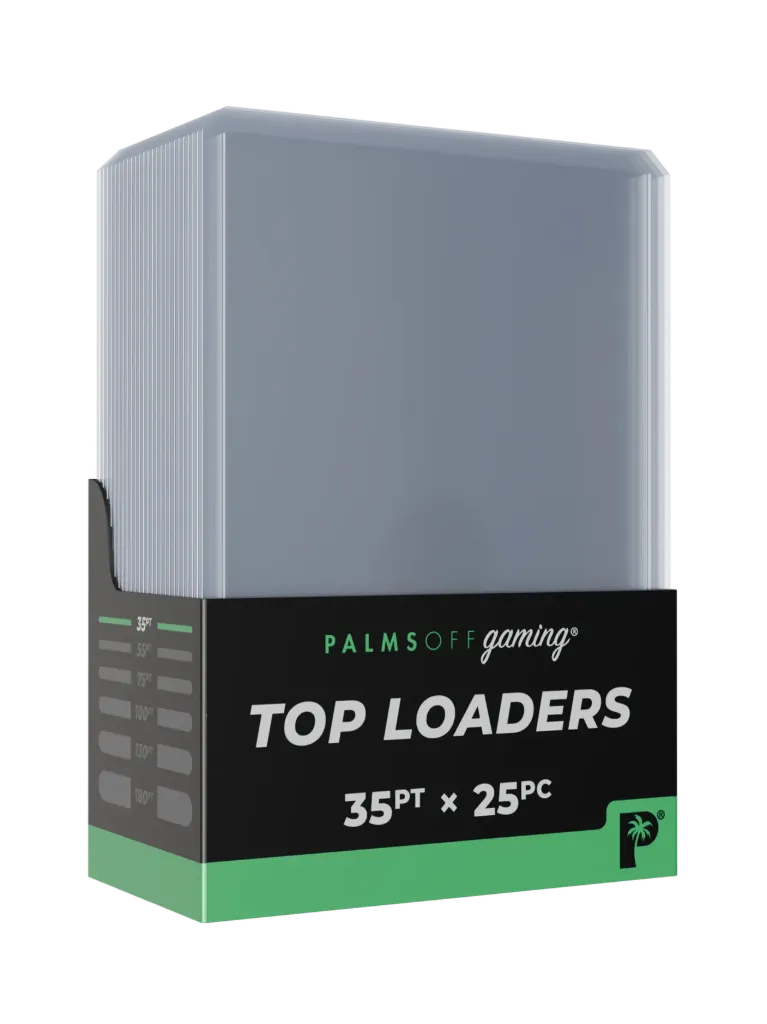 [POG-35PTTL-25PCS] Palms Off Gaming - 35pt Top Loaders - 25pc