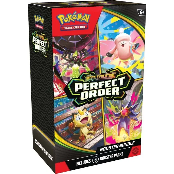 [PKMN-PEOR-BB-EN] Pokemon - TCG - Mega Evolutions Perfect Order Booster Bundle