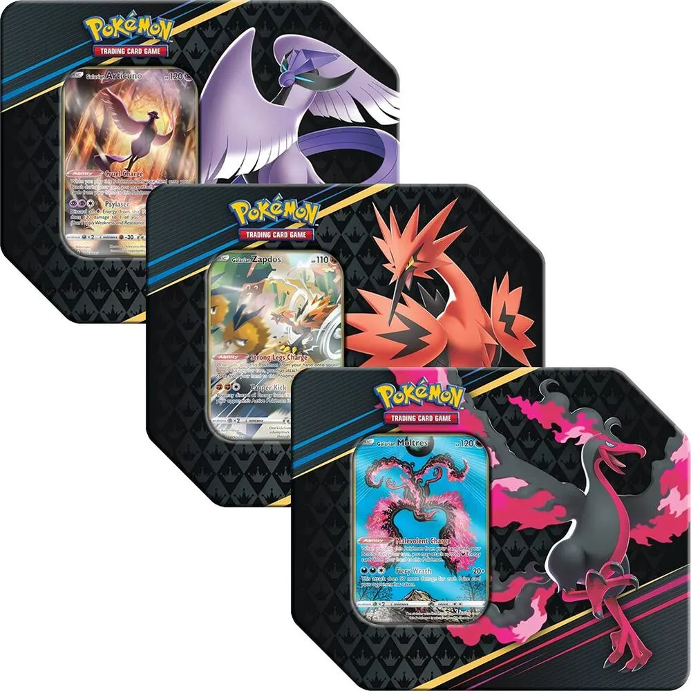 [PKMN-CRZE-TS3-OL-EN] Pokemon - TCG - Sword & Shield Crown Zenith Tin Set (3 Tins)