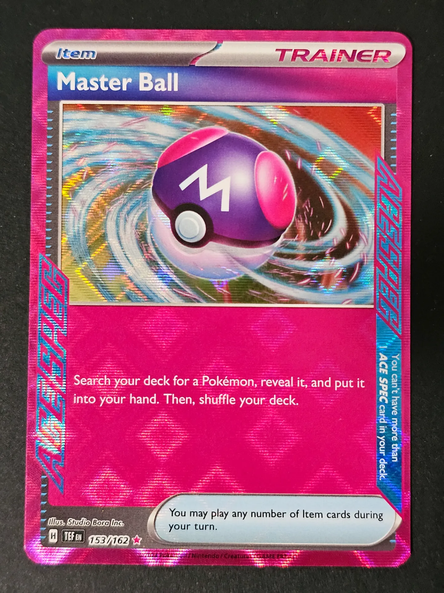 [PKMN-153/162-NM-EN] Master Ball 153/162 - Ace Spec Pokemon Temporal Forces