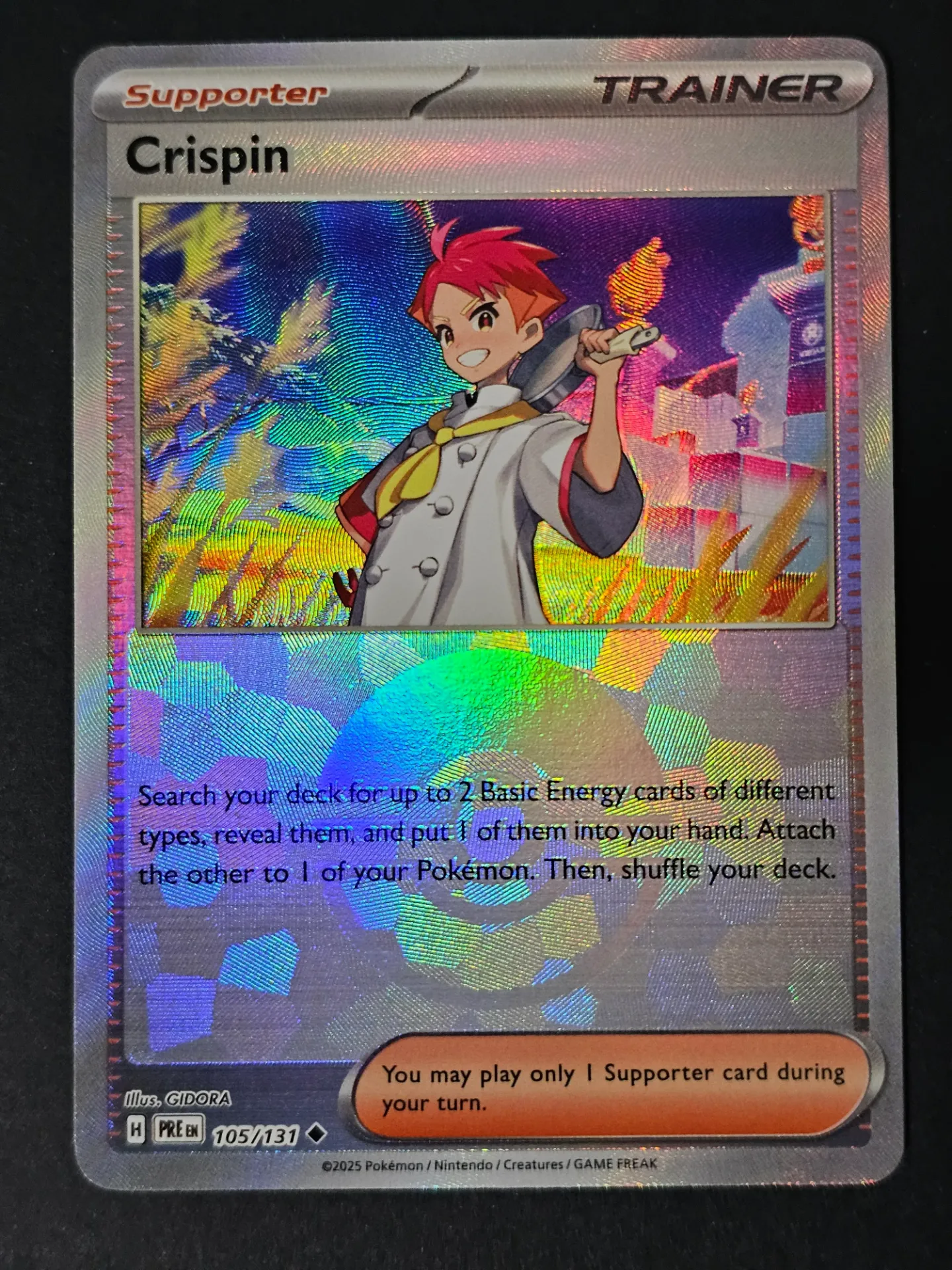 [PKMN-105/131-PB-NM-EN] Crispin 105/131 - Poke Ball Pokemon Prismatic Evolutions
