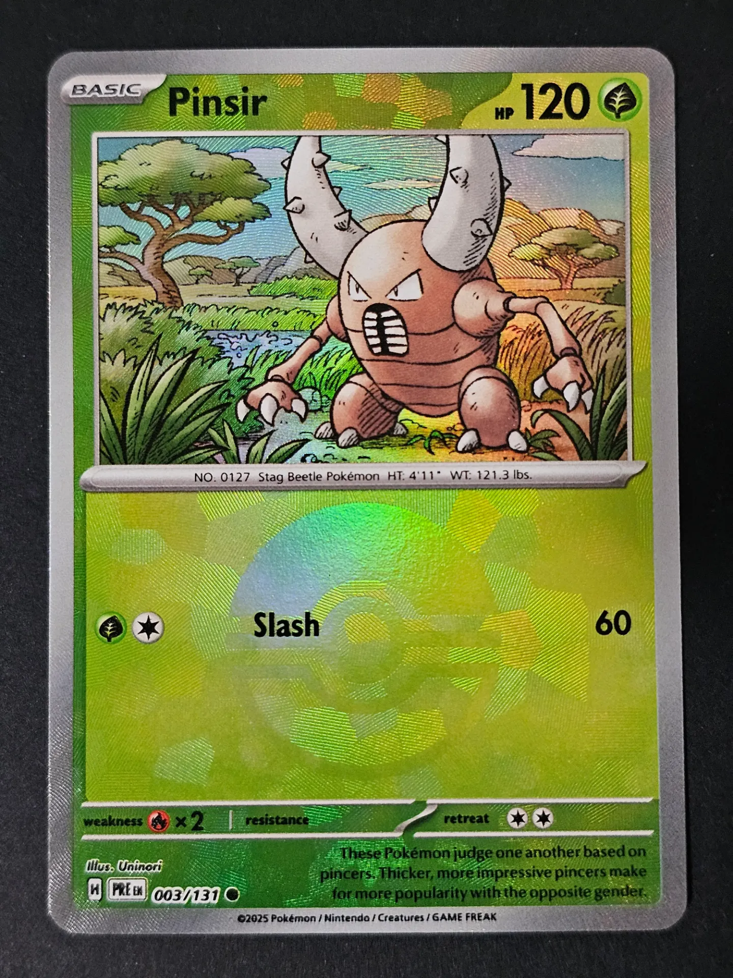 [PKMN-003/131-PB-NM-EN] Pinsir 003/131 - Poke Ball Pokemon Prismatic Evolutions