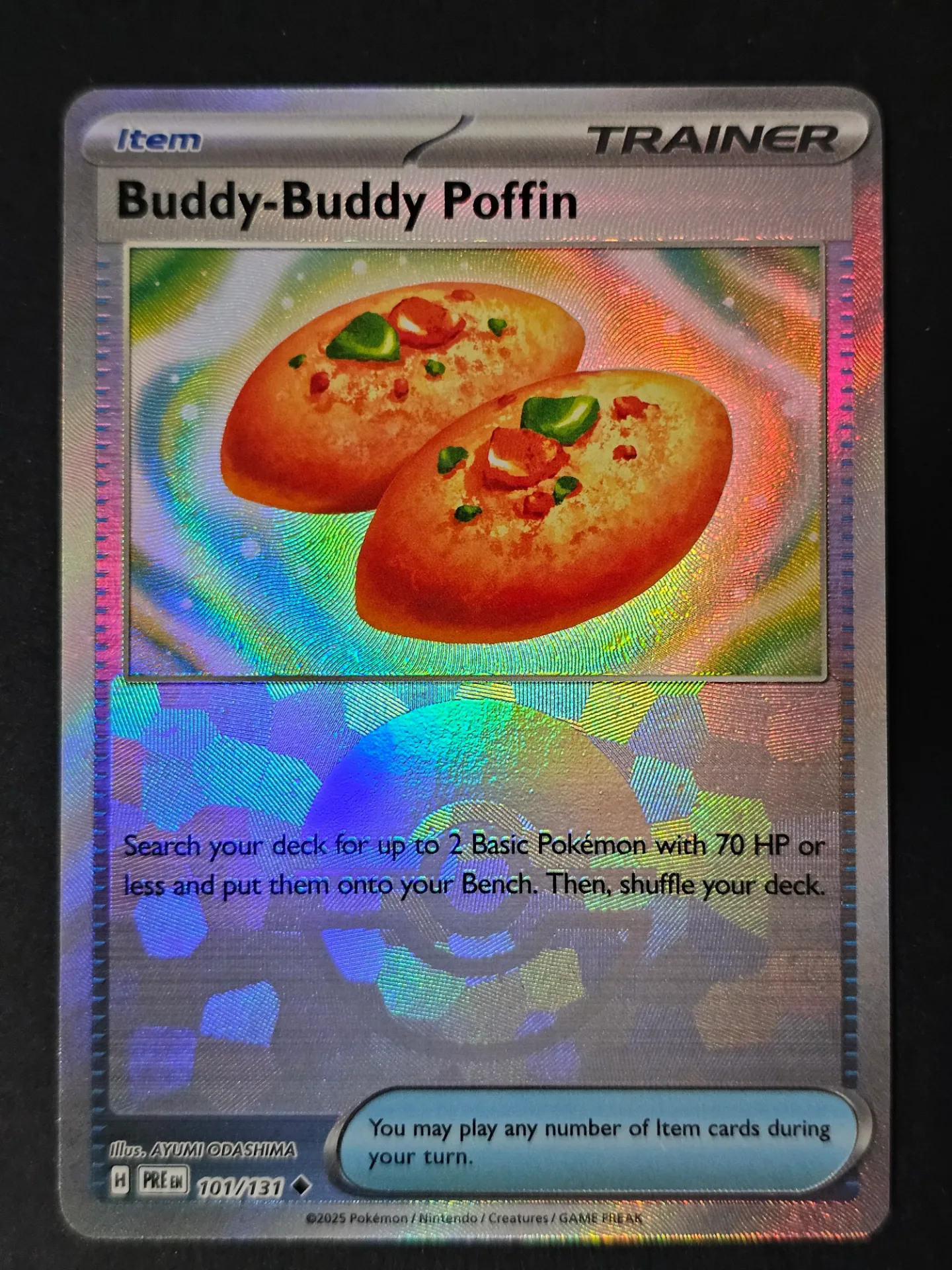 [PKMN-101/131-PB-NM-EN] Buddy Buddy Poffin 101/131 - Poke Ball Pokemon Prismatic Evolutions
