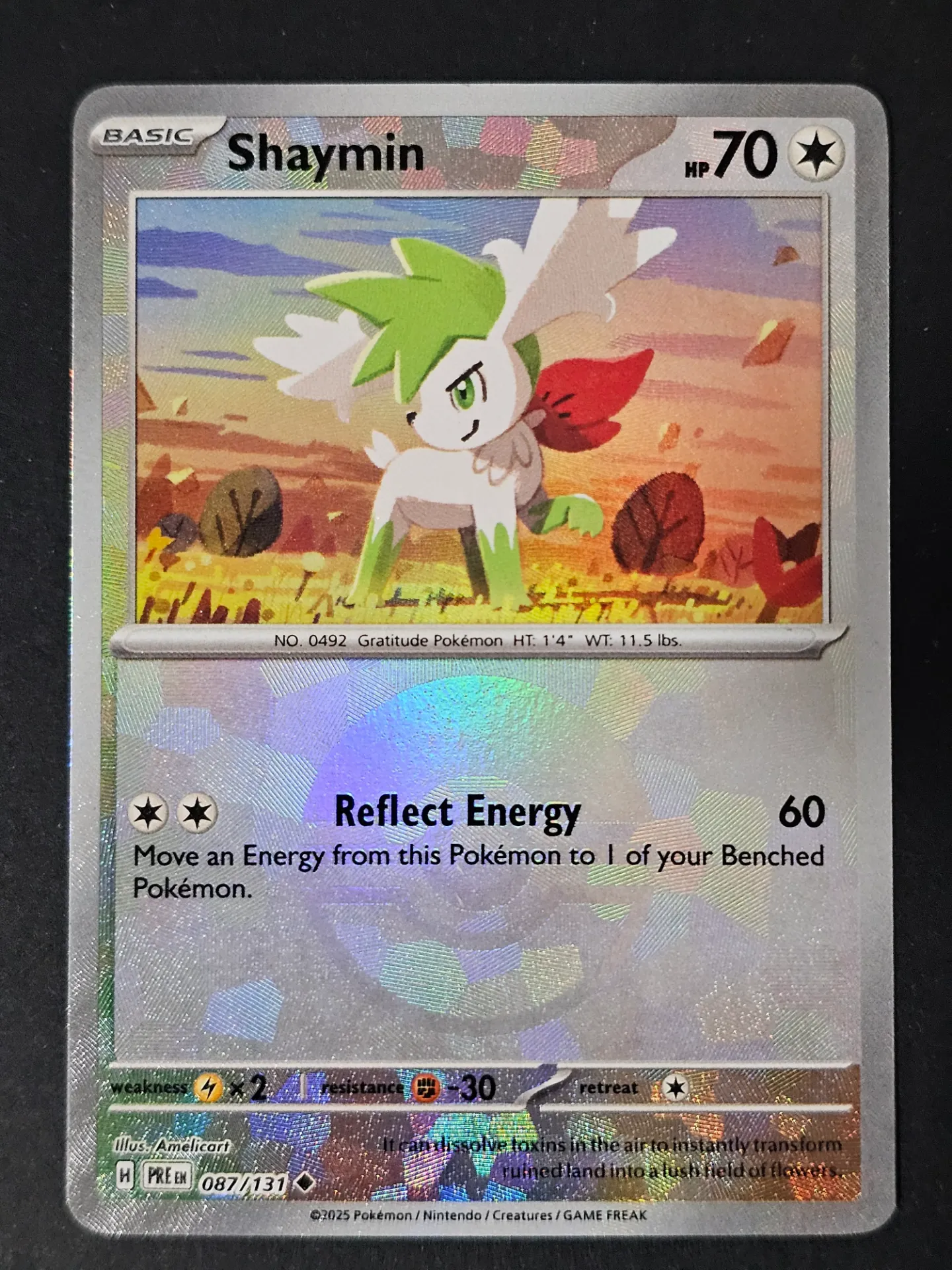[PKMN-087/131-PB-NM-EN] Shaymin 087/131 - Poke Ball Pokemon Prismatic Evolutions