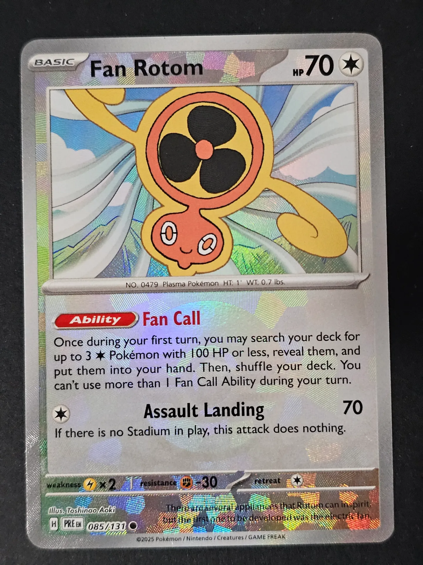 [PKMN-085/131-PB-NM-EN] Fan Rotom 085/131 - Poke Ball Pokemon Prismatic Evolutions