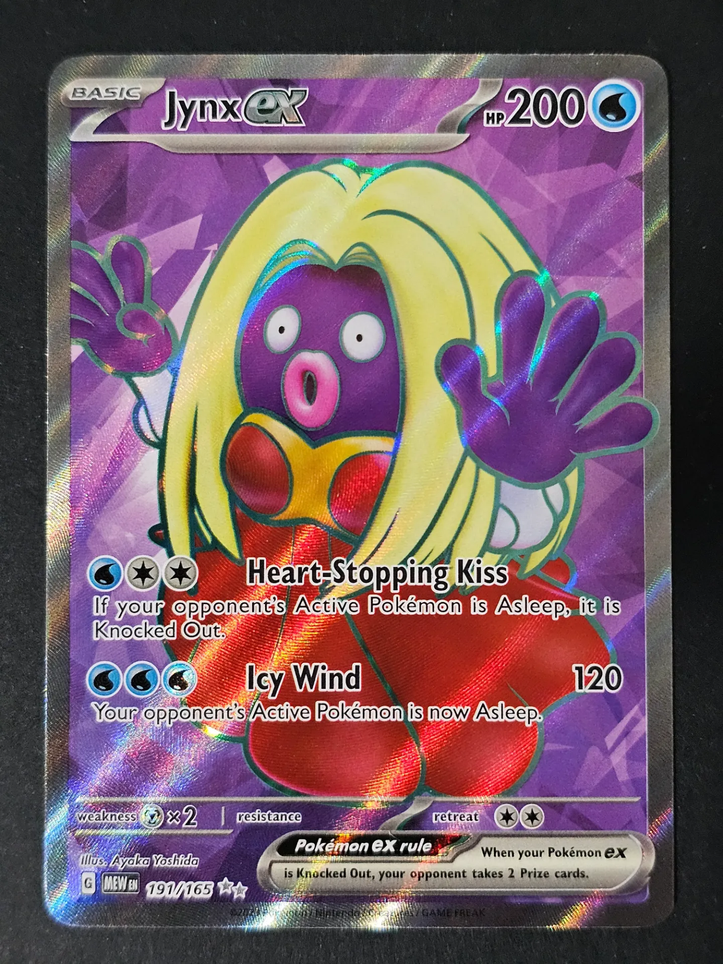 [PKMN-191/165-NM-EN] Jynx EX 191/165 - Ultra Rare Pokemon 151