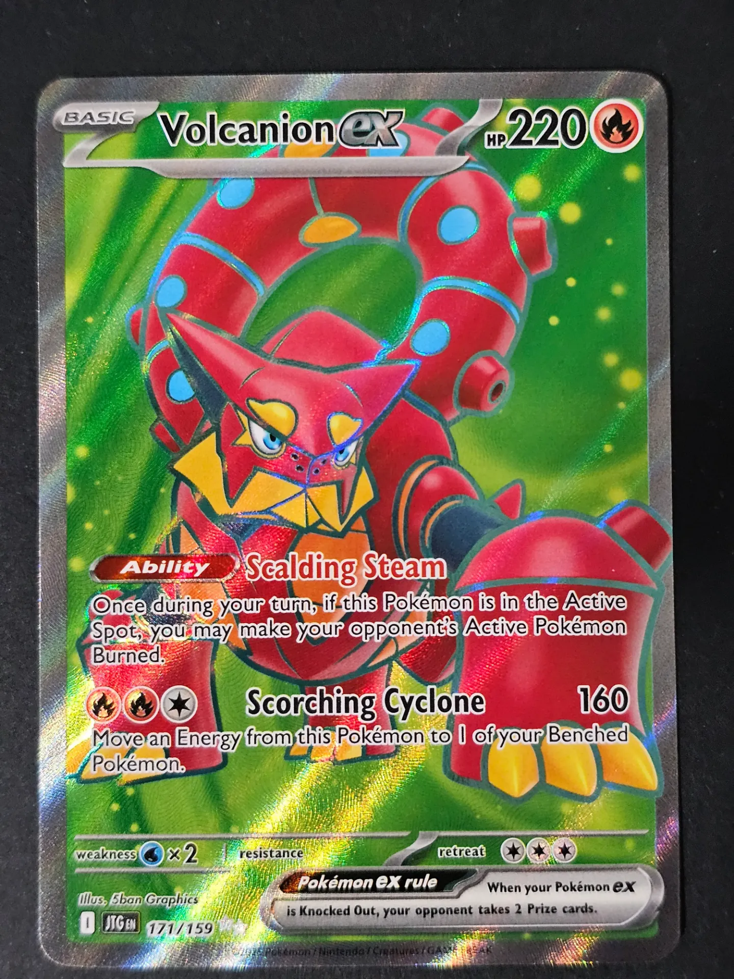 Volcanion EX 171/159 - Ultra Rare Pokemon Journey Together