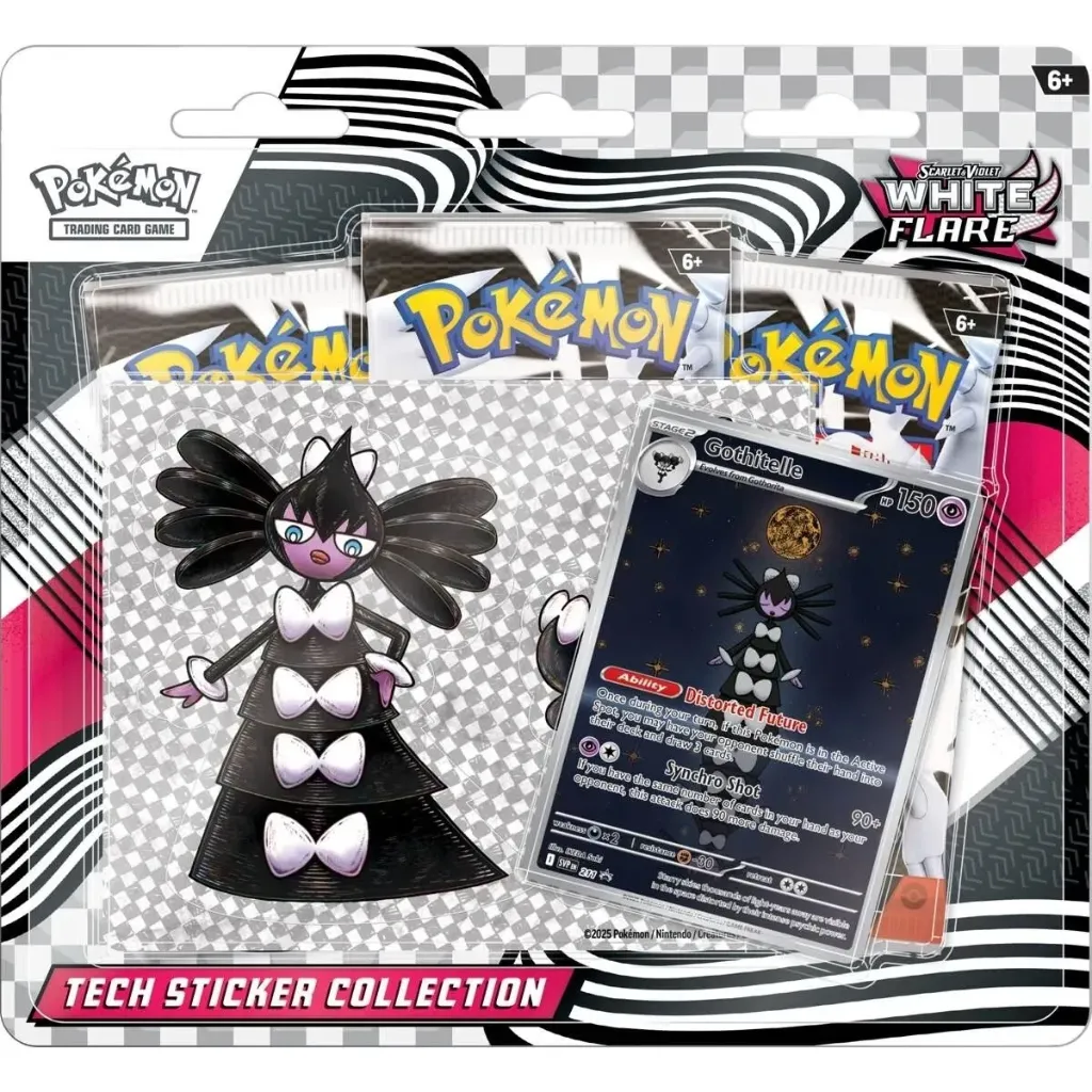 [PKMN-BBWF-TSC-G-EN] Pokemon - TCG - White Flare Tech Sticker Collection (Gothitelle)