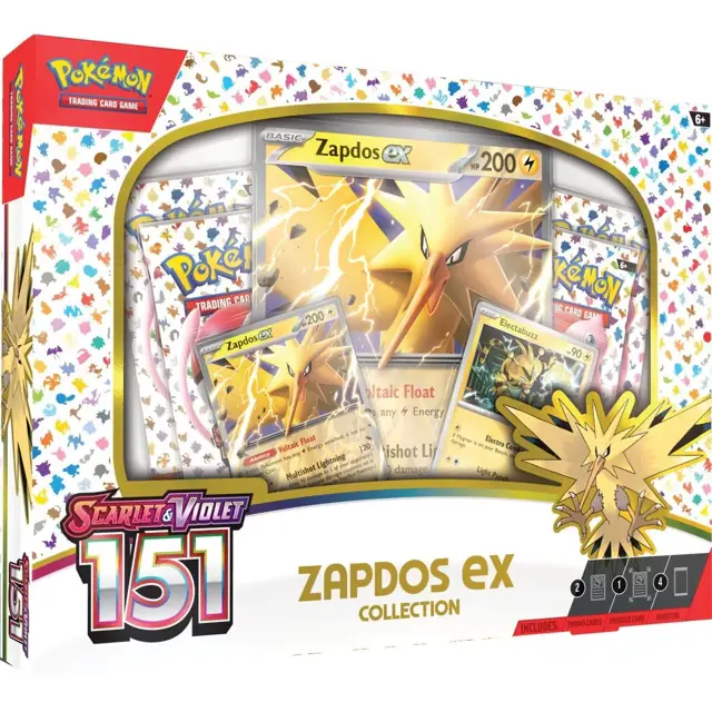 [PKMN-151-ZEC-EN] Pokemon - TCG - Scarlet & Violet 151 Zapdos EX Collection