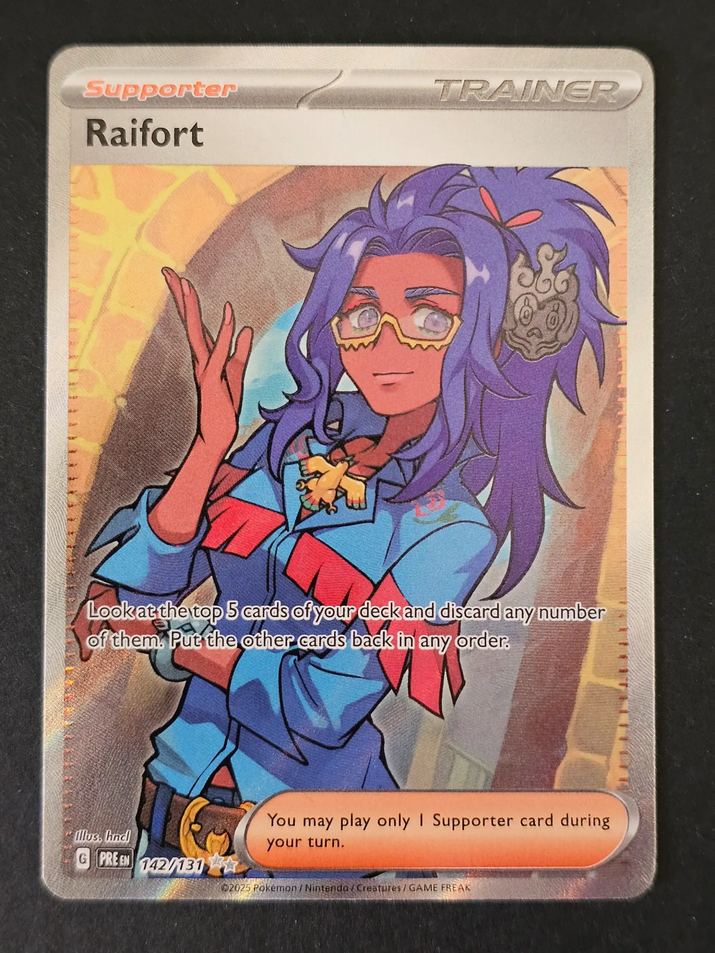 [PKMN-142/131-NM-EN] Raifort 142/131 - Ultra Rare Pokemon Prismatic Evolutions