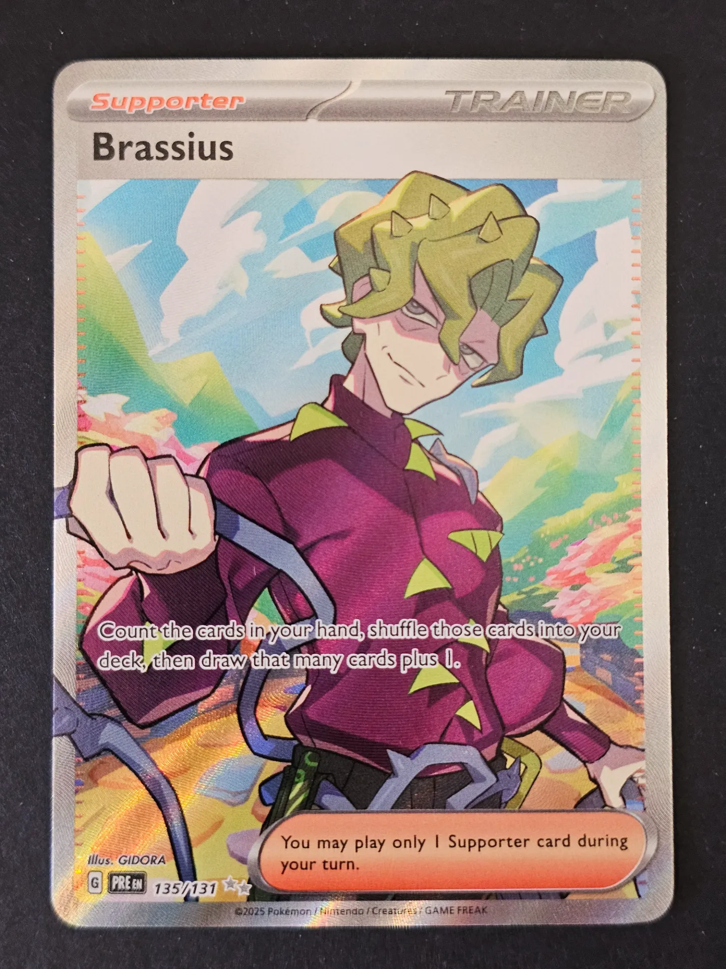 Brassius 135/131 - Ultra Rare Pokemon Prismatic Evolutions