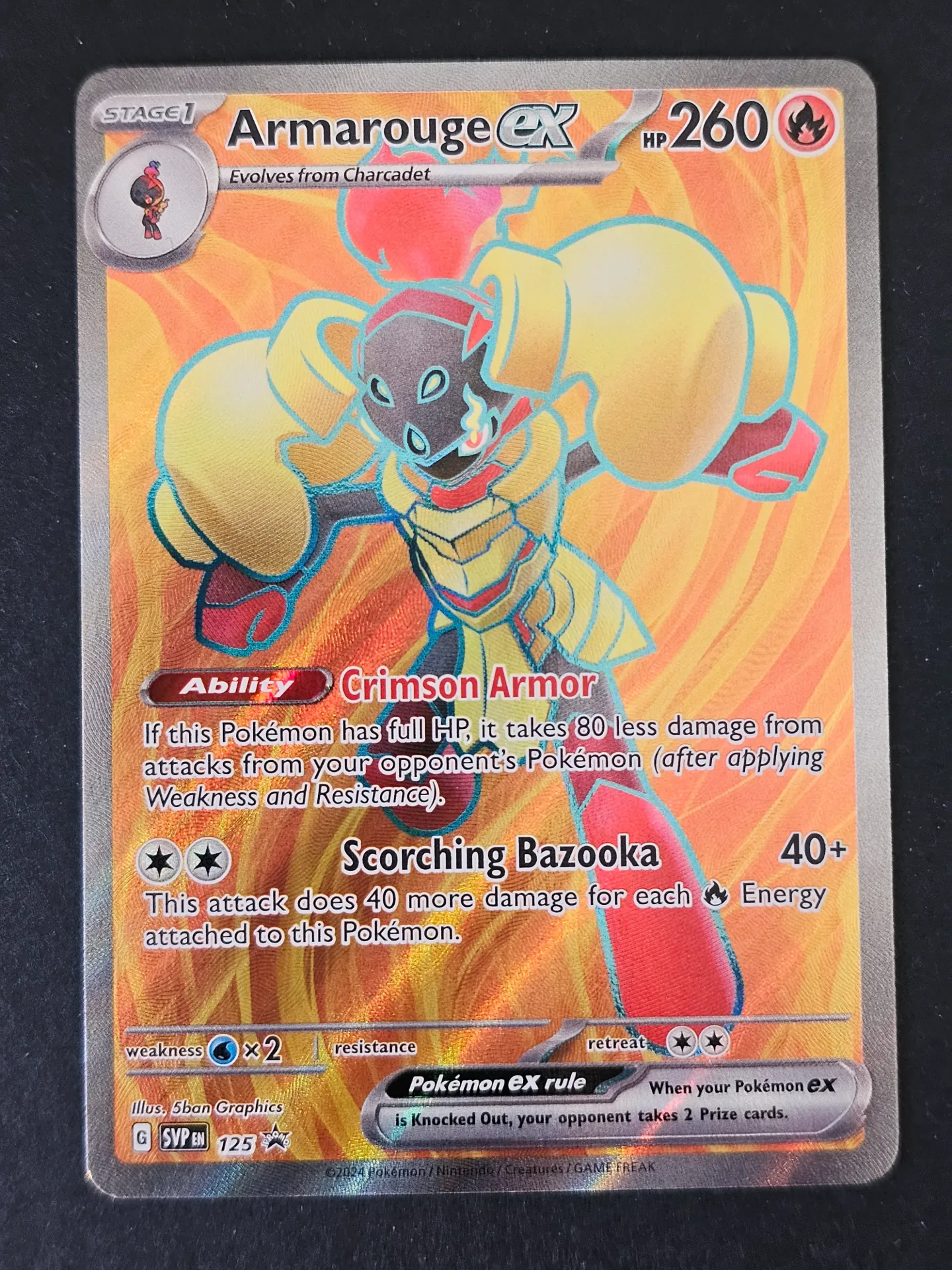 [PKMN-SVP125-NM-EN] Armaouge EX SVP125 - Pokemon Black Star Promo