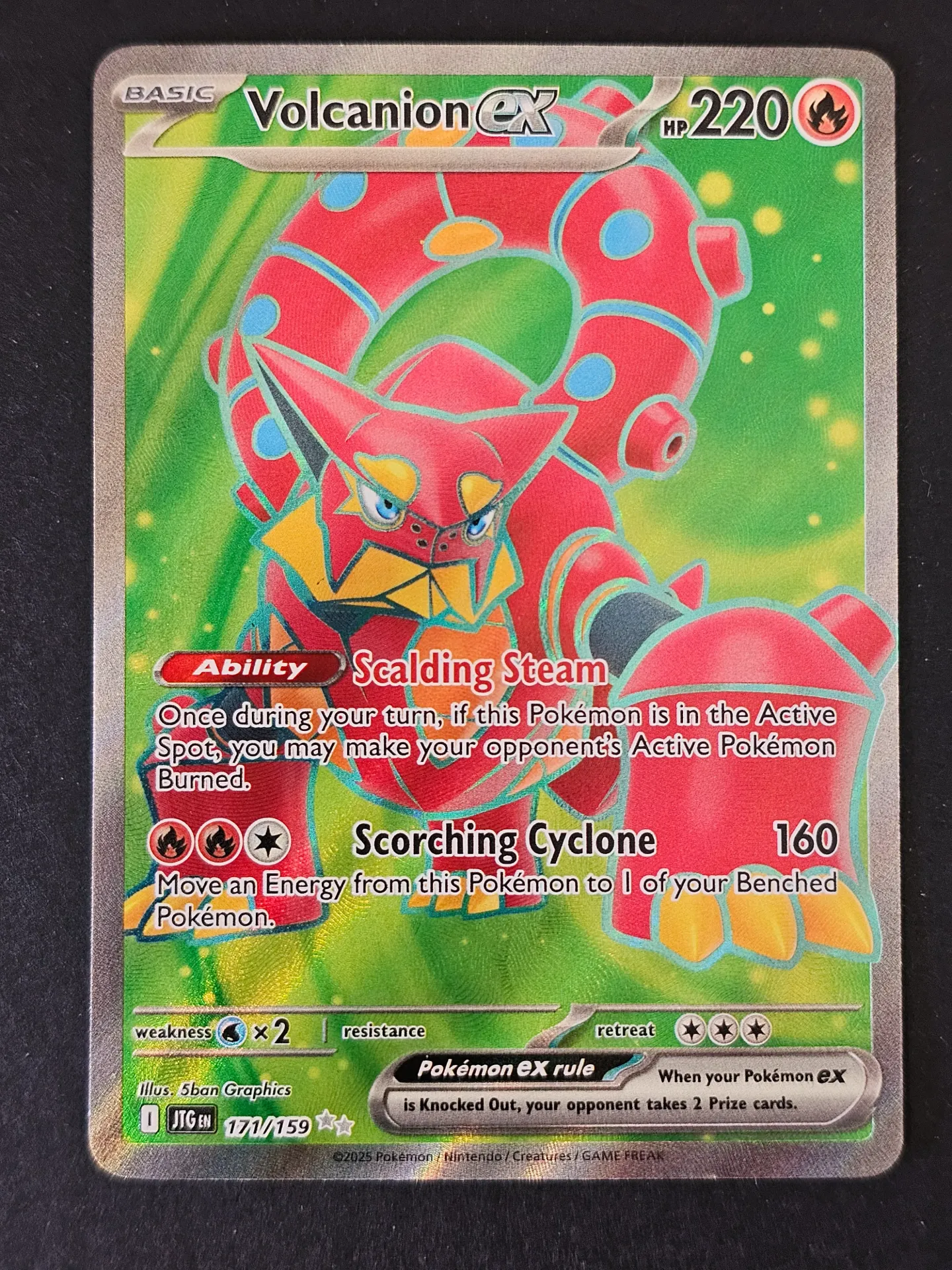 Volcanion EX 171/159 - Ultra Rare Pokemon Journey Together