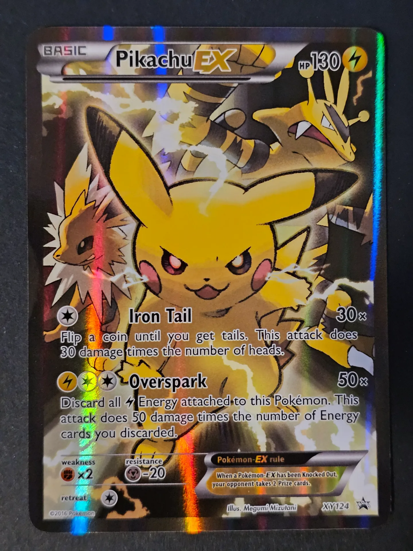 Pikachu EX XY124 - Pokemon Black Star Promo (MP)