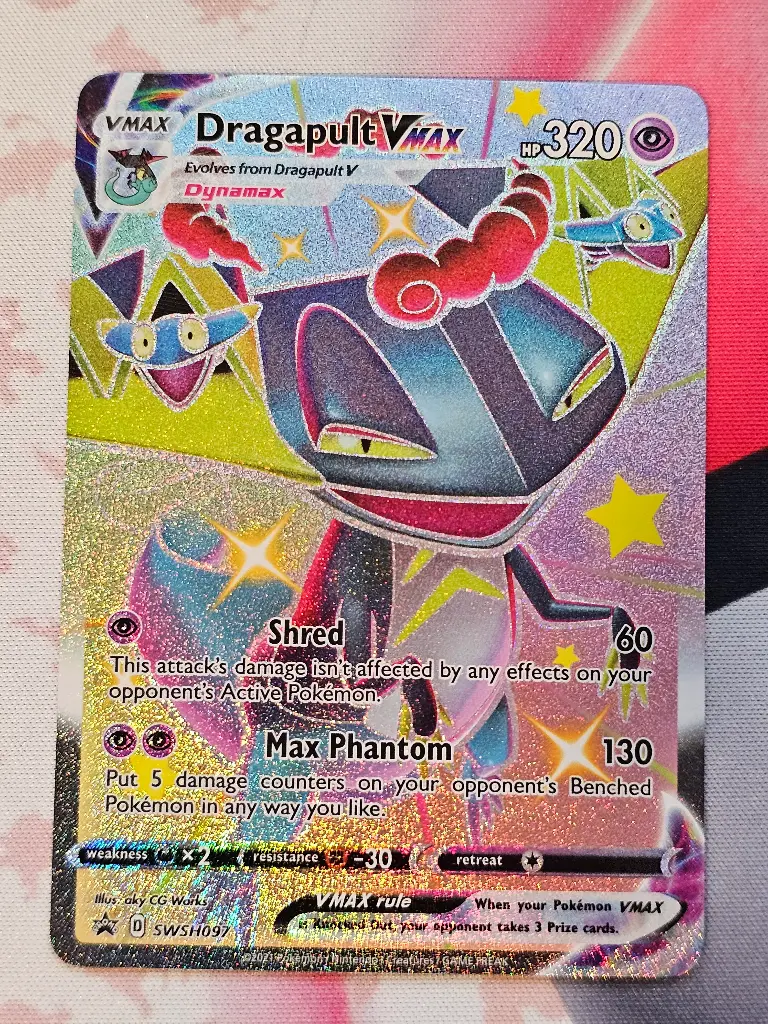 [PKMN-SWSH097-NM-EN] Dragapult VMAX SWSH097 - Pokemon Black Star Promo