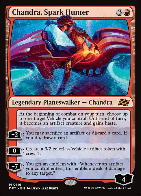 [MTG-CSH-NM-EN] Chandra, Spark Hunter (nonfoil) - Magic The Gathering Aetherdrift