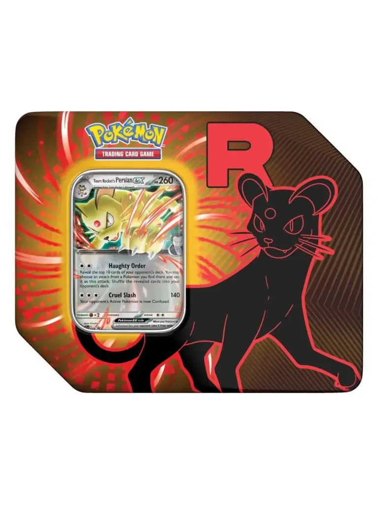 Pokemon - TCG - Scarlet & Violet Destined Rivals Team Rockets Persian Tin