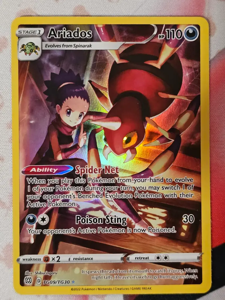 Ariados TG09/TG30 - Trainer Gallery Pokemon Brilliant Stars